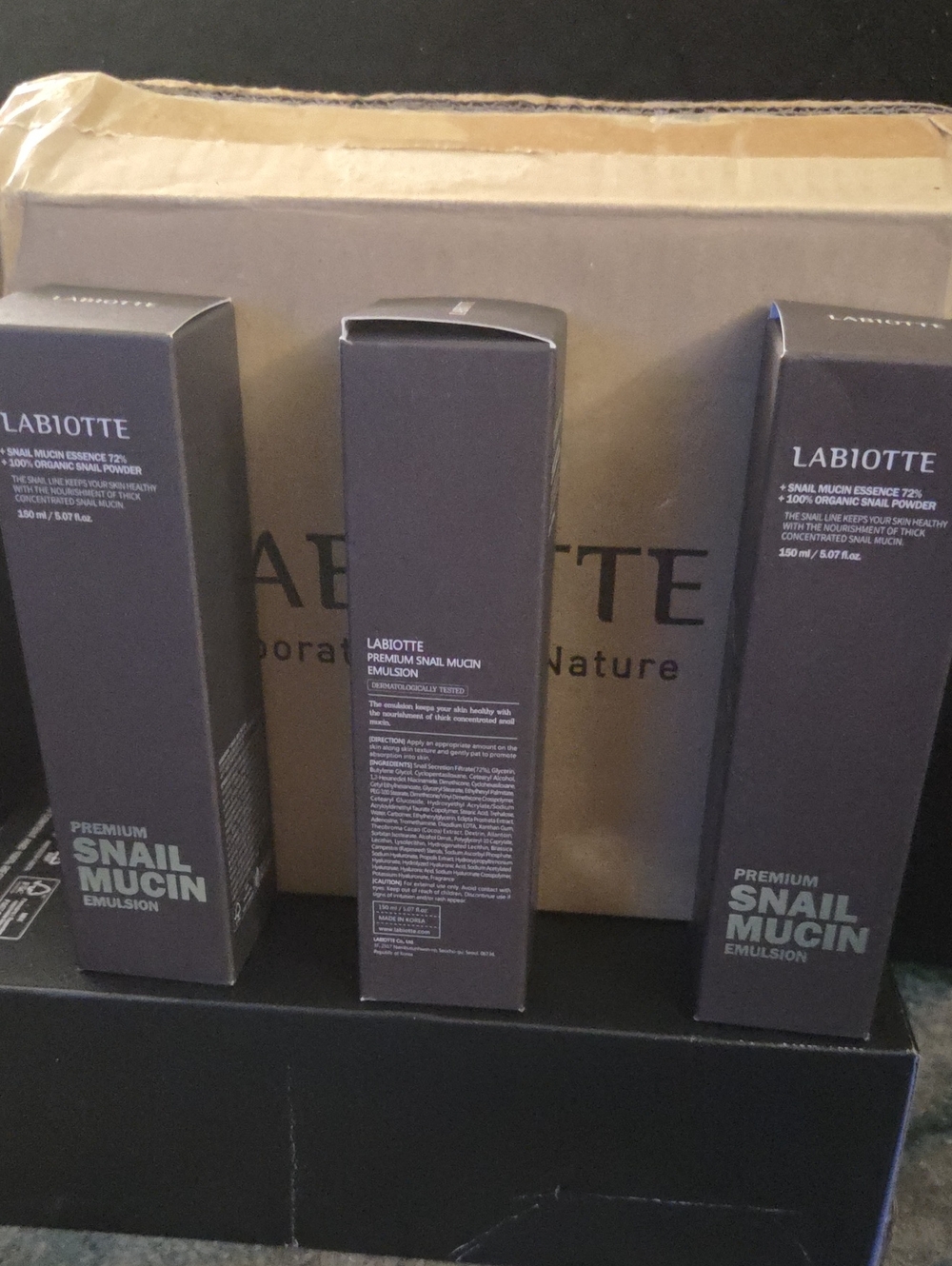 Korean Face Care Premium Snail Mucin Emulsion - $20 Each